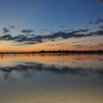 Sunrise over Benbrook Lake