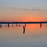 Sunrise over Benbrook Lake