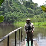 Curtis on the Sani Lodge Dock
