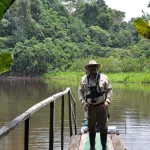 Curtis on the Sani Lodge Dock