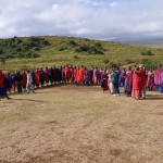 Kathy and the Maasai People