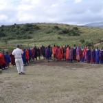 Curtis and the Maasai People