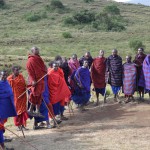 Maassai Men Dancing