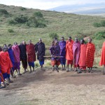 Maassai Men Dancing