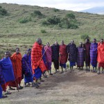 Maassai Men Dancing