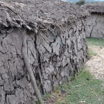 Closeup of a Maasai House