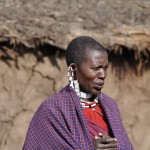 Maasai Woman. Note her ears.