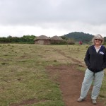 Kathy just outside the Village