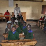 Curtis and Kathy in the classroom