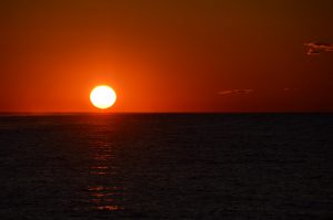 Sunset over Rovinj and the Adriatic
